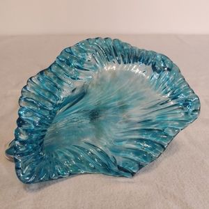 Hand Blown Art Glass Flower